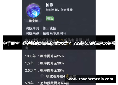 空手原生与萨迪斯的对决探讨武术哲学与实战技巧的深层次关系